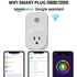 Ổ cắm MXQ Wifi Smart Socket Power Plug 110V-EU UK Plug