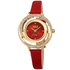 Burgi Quartz Diamond Red Dial Ladies Watch BUR261RD