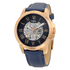 Fossil Grant Navy Blue Skeleton Dial Automatic Men's Watch ME3102