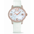 Girard Perregaux Cats Eye Mother of Pearl 18kt Pink Gold Diamond Leather Ladies Watch 80484D52P762-BK7A