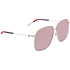 Gucci Gucci Pink Oversized Ladies Sunglasses GG0394S 004 62 GG0394S 004 62