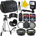 Professional 58MM Accessory Bundle Kit For Canon Rebel T6i T6 T6S T5 T5i T7 T7i T4i T3 T3i T2i T1i & DSLR Cameras , 15 Accessories for Canon