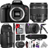 Canon EOS Rebel T7i DSLR Camera with 18-55mm Lens w/ Advanced Photo and Travel Bundle