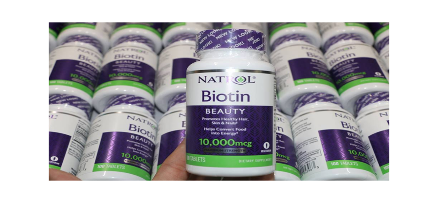 Natrol Biotin 10000 Mcg Hỗ Trợ Mọc Tóc, Giúp Móng Khỏe, Mẫu mới
