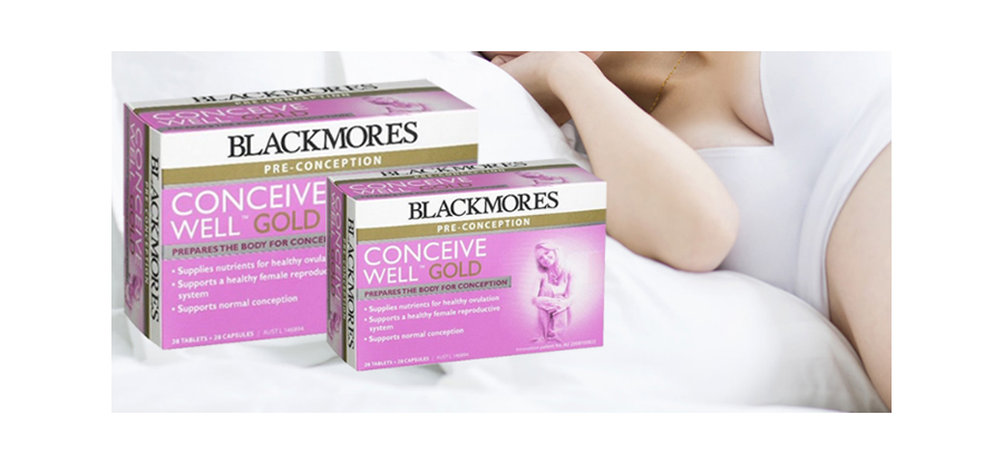 Blackmores Conceive Well Gold Tăng Khả Năng Thụ Thai Cho Nữ (56 Viên)